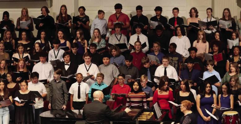 2023 Honor Show Choir performs