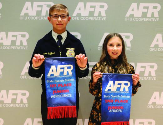 Altus students excel at State Speech Contest
